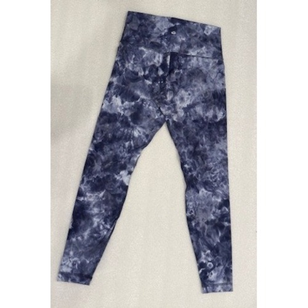Lululemon‎ Align High-Rise Pant 28 Diamond Dye Shade Naval Blue Size 10